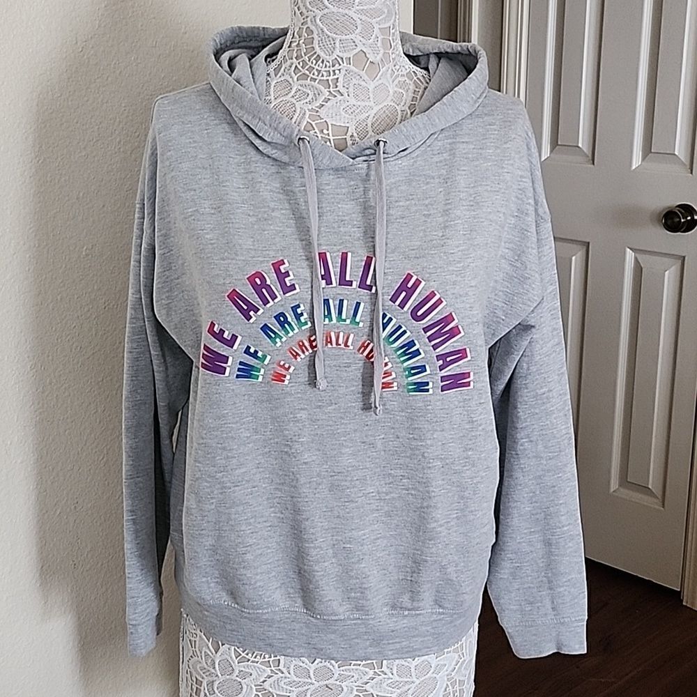 Feeling Proud Sweatshirt Hoodie Rainbowcore Gorpcore Cabincore Size Medium‎